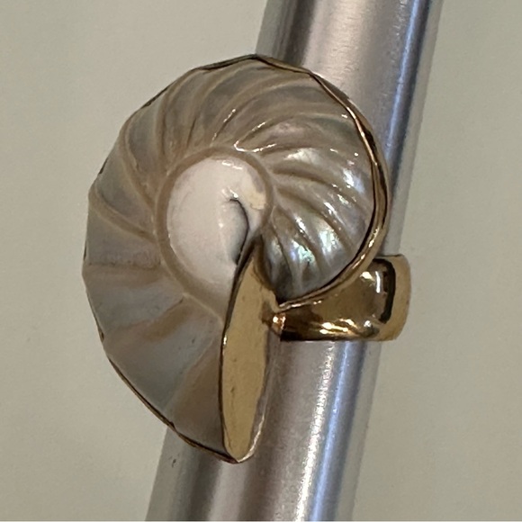 Charles Albert | Unique Shell Ring | Adjustable Size - Picture 11 of 16